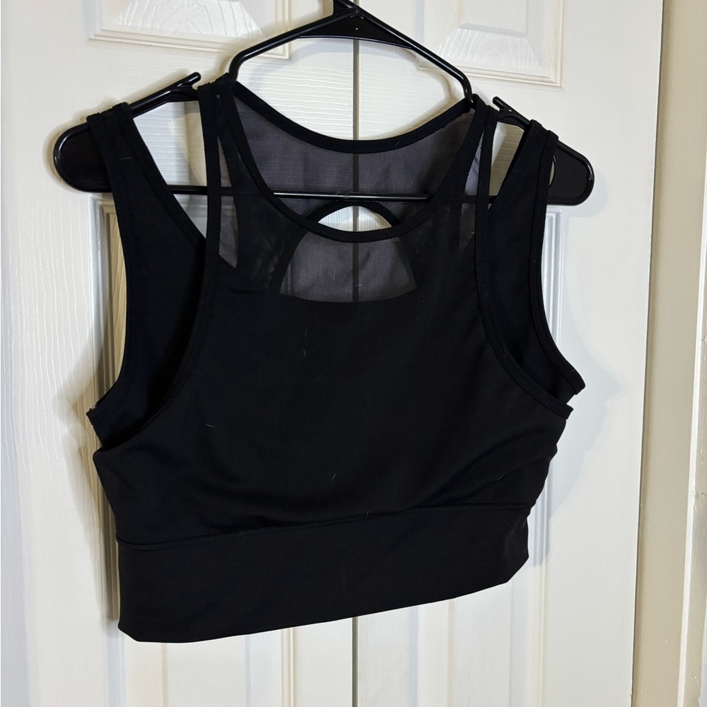 Black Women's Crop Top
